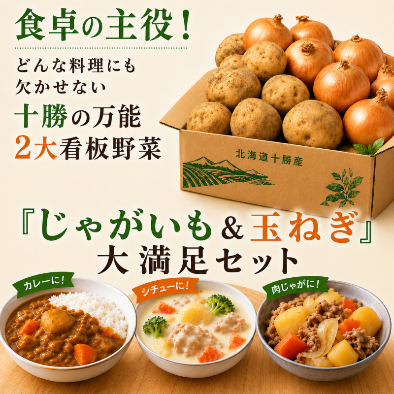 【先行予約】じゃがいも5kg・玉ねぎ4kgセット（北あかり）【十勝幕別 北海道ホープランド農場】 野菜 玉ねぎ セット 詰合せ 