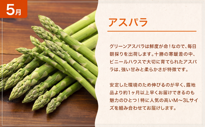 十勝幕別の定期便 旬野菜 年4回お届け（長いも・アスパラガス・とうもろこし・じゃがいも）【 長芋 アスパラ コーン いも ジャガイモ 産地直送 定期便 北海道 十勝 幕別 】