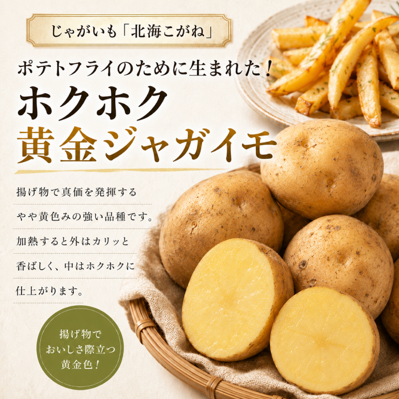 小笠原農園の有機じゃがいも「北海こがね」5kg 北海道 十勝 幕別 《2026年秋出荷先行予約》【  野菜 芋 じゃがいも 北海こがね 】