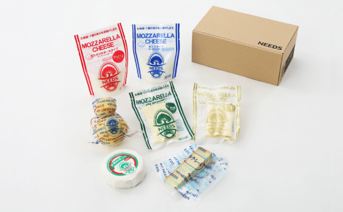 北海道 十勝 チーズアソート7種B / ラクレット入り バラエティセット [チーズ工房NEEDS]【 チーズ アソート 詰合せ セット バラエティ ラクレット モッツァレラ 大地のほっぺ さけるチーズ 乳製品 ワインNEEDS ニーズ 食べ比べ 受賞】