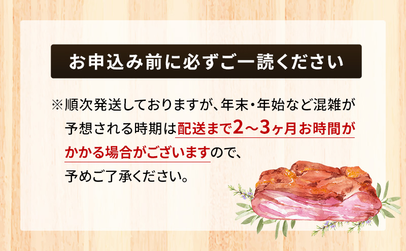 定期便 全3回 / 十勝の無添加豚 ベーコンブロック600g・ベーコンスライス450g 計3.15kg［うらがみミート］ 無塩せき 保存料・結着剤不使用【 ベーコン 肉 豚 国産 惣菜 おつまみ 料理 燻製 加工品 北海道 十勝 幕別 】