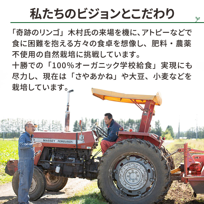 北海道 十勝 幕別 自然栽培 オーガニック大豆で作ったきな粉 3種（大豆「大袖の舞」・黒千石・黒大豆）300g（各100g×1）［折笠農場］有機JAS 【 きな粉 きなこ 化学農薬不使用 国産 オーガニック 希少 ヨーグルト 離乳食 赤ちゃん 香ばしい 】