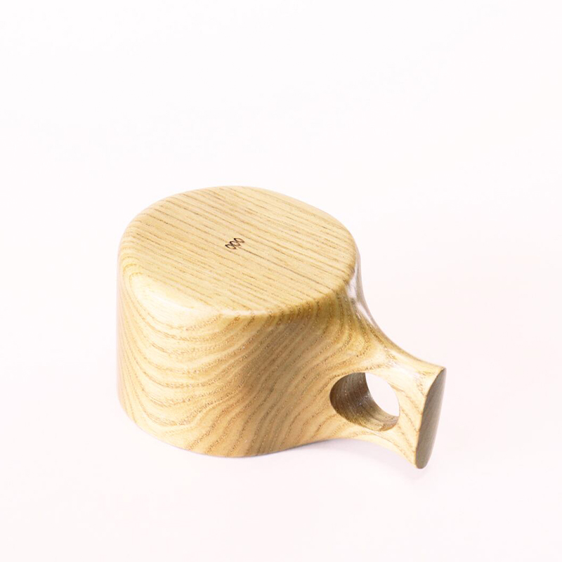 十勝の木のうつわ［天然木製］ マグカップキハダ 1個【 工芸品 食器 北海道 十勝 幕別 】