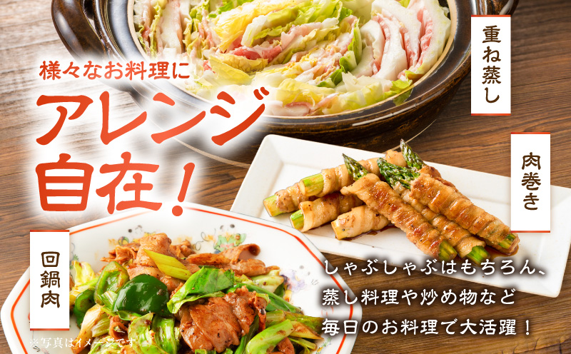 国産黒豚しゃぶしゃぶセット（豚ロース・豚バラ各200g）　K396-002