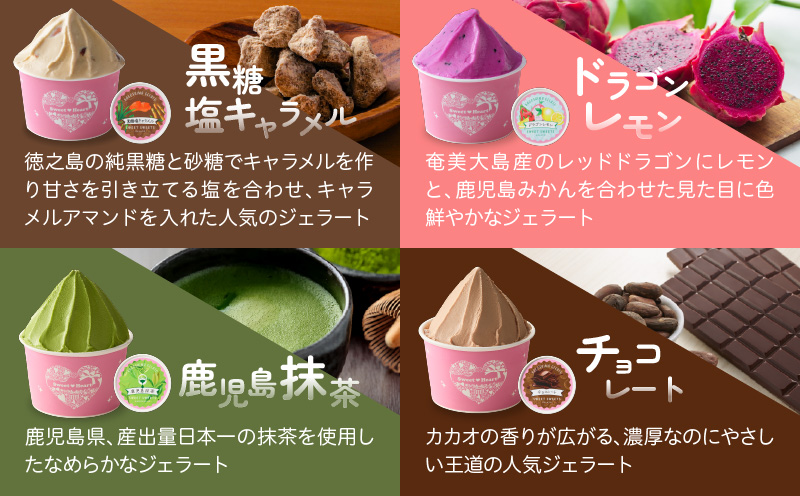 ジェラートマエストロコンテスト優勝！鹿児島ジェラート6個入り　K121-001