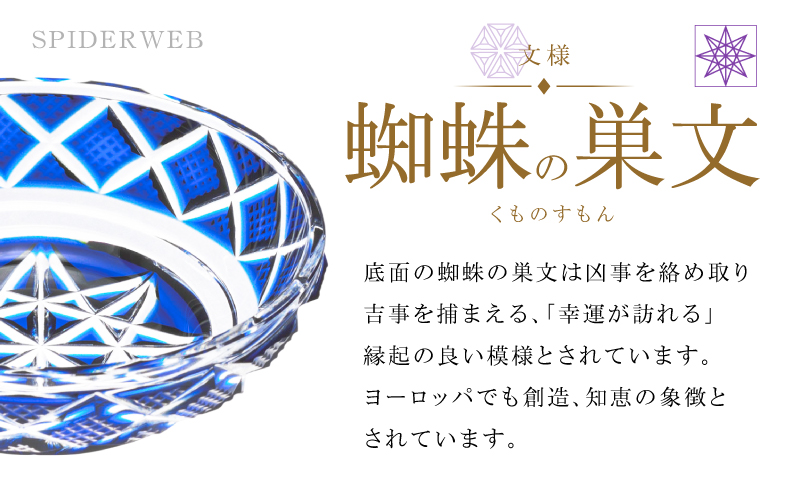 島津薩摩切子 小皿 C-50 緑　K010-052_03