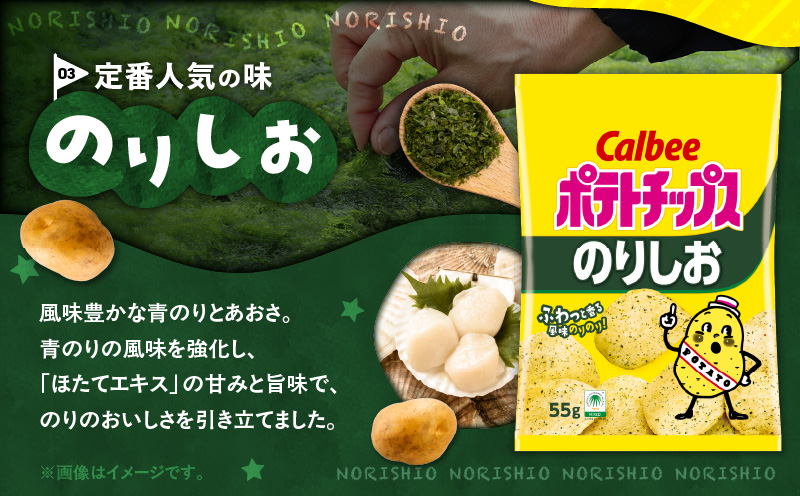  【4ヶ月定期便】カルビー ポテトチップス 食べ比べ4種【うすしお、コンソメパンチ、のりしお、九州しょうゆ】　K194-T01