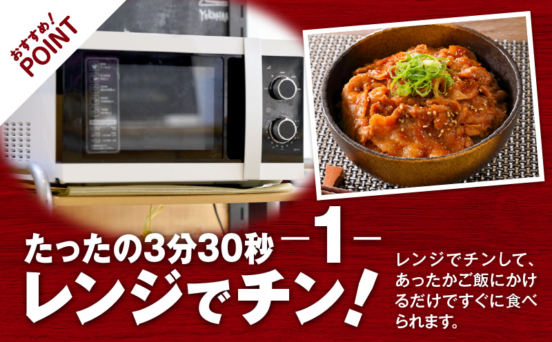 【14営業日以内に発送】 鹿児島県産黒豚丼の素 900g K025-003_03