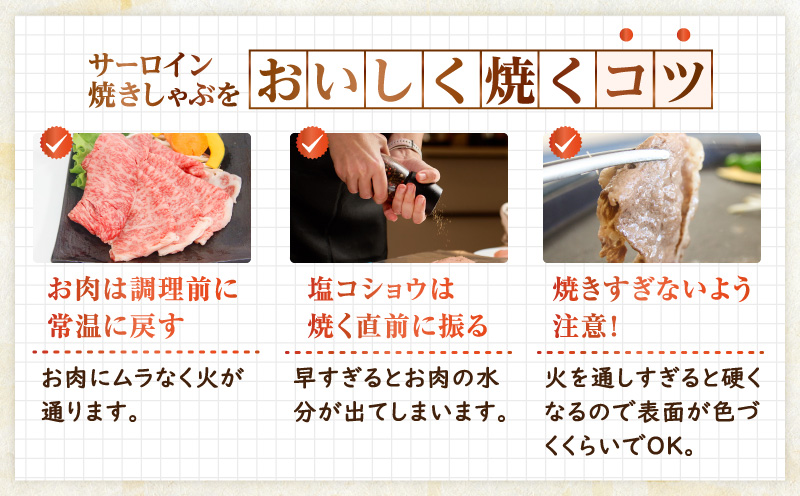 （KH-401）鹿児島黒牛サーロイン焼きしゃぶセット（計500g）　K127-018_01