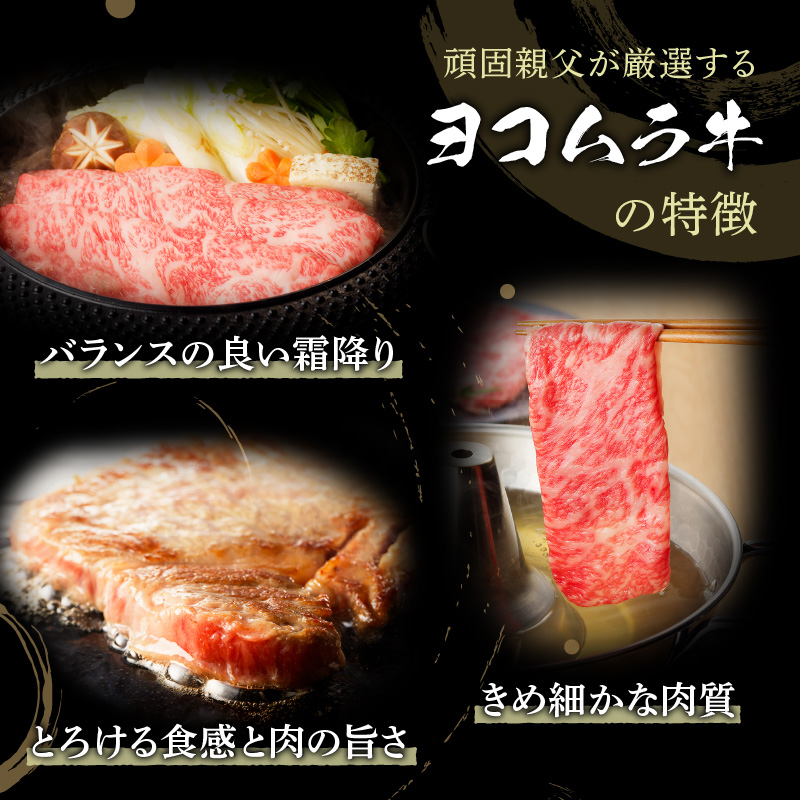 【肉のヨコムラ】鹿児島県産 黒毛和牛サーロインステーキ　K189-005