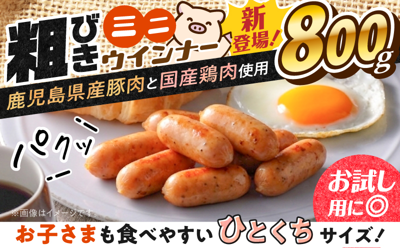 一口でぱくっとミニウインナー 200g×4P　K161-030_01