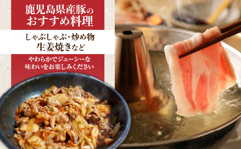 鹿児島県産豚 3種類 6kg（バラ・肩ロース・ロース）　K002-026_06