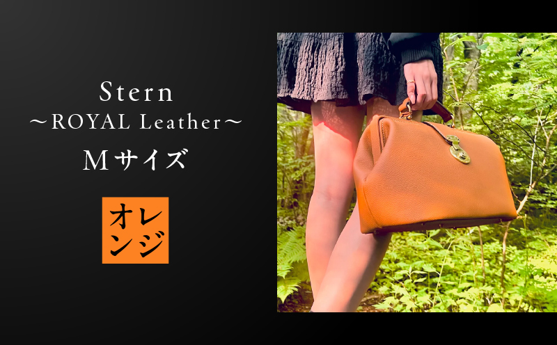 Stern〜ROYAL Leather〜 Mサイズ（オレンジ）　K338-002_02