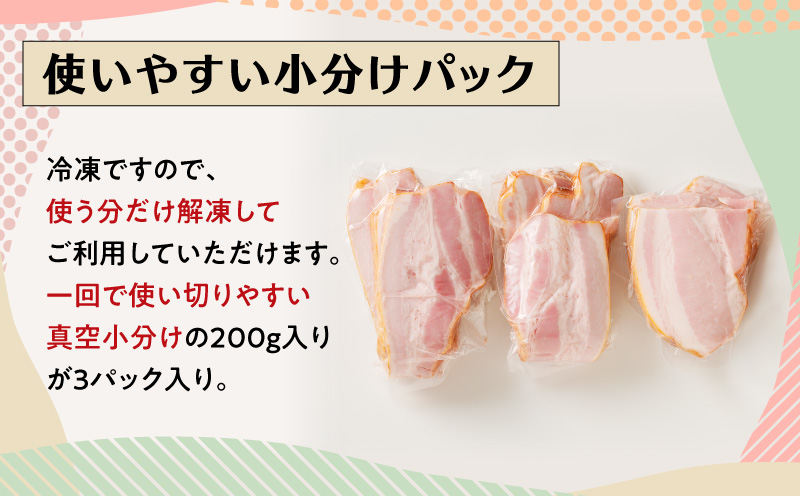お試し用に！訳あり切り落としベーコン3P　K161-015
