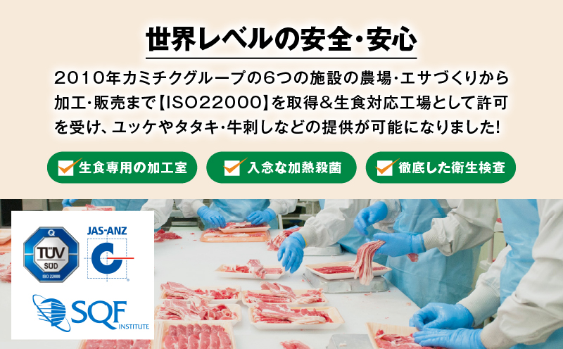 自社ブランド牛【上村牛】ユッケ8人前　K002-043_08