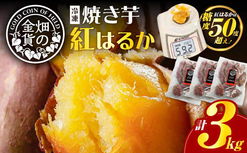 畑の金貨 焼き芋紅はるか 3kg　K181-001_01