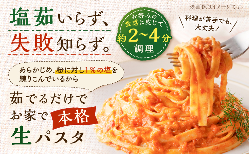 生フェットチーネ 130g×10個 本格オリーブオイル1個付き　K036-014_01