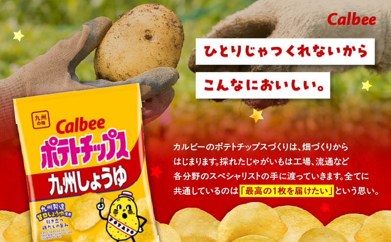 カルビーポテトチップス【九州しょうゆ】 12袋　K194-002_01