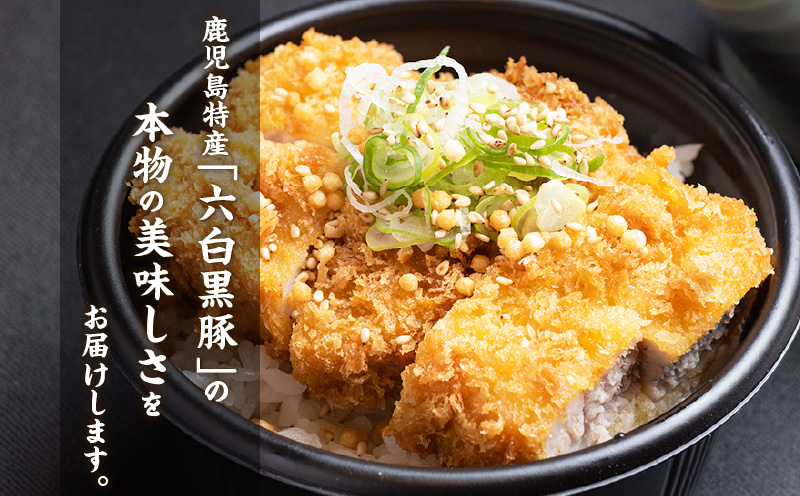 【かごしま黒豚 六白亭】黒豚ロースかつの出汁茶漬けと具沢山鶏飯の詰め合わせ 6個　K163-008
