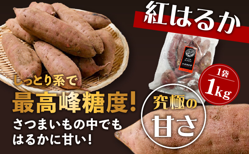 焼き芋セット 紅はるか シルクスイート 合計2kg　K181-010