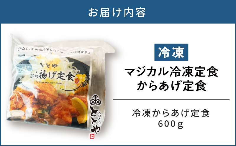 マジカル冷凍定食　から揚げ定食　K258-003