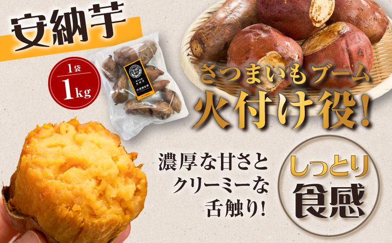 焼き芋3種セットと焼き芋の干し芋2袋セット　K181-016