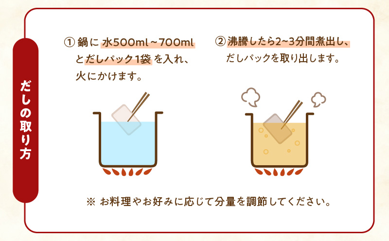 だしパック2種　詰め合わせ　K233-009