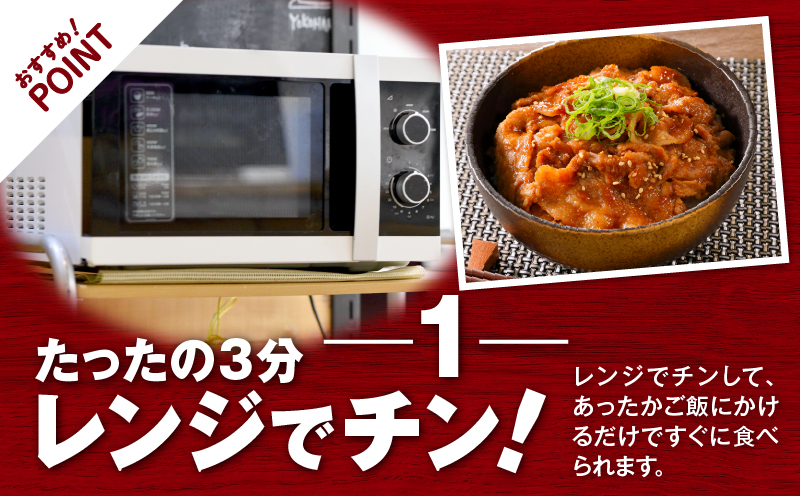 【14営業日以内に発送】 鹿児島県産黒豚丼の素 900g　K025-003_03