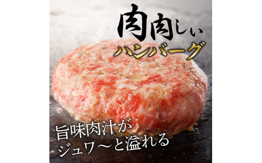 【肉のヨコムラ】鹿児島県産 黒毛和牛100%ハンバーグ（2個入×6パック）　K189-004