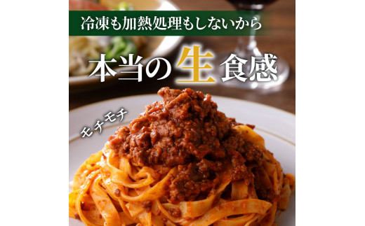 【3ヶ月定期便】生スパゲティ10個×生フェットチーネ10個 お手軽ソース3個付き 　K036-T09