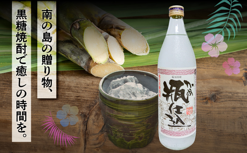 奄美でしか造れない黒糖焼酎 瓶仕込 30度 1800ml （箱入）　A185-008-02