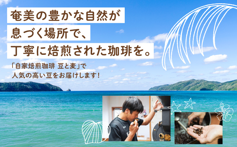 【自家焙煎】豆と麦 グアテマラ（粉） 200g×1袋　A017-017-02