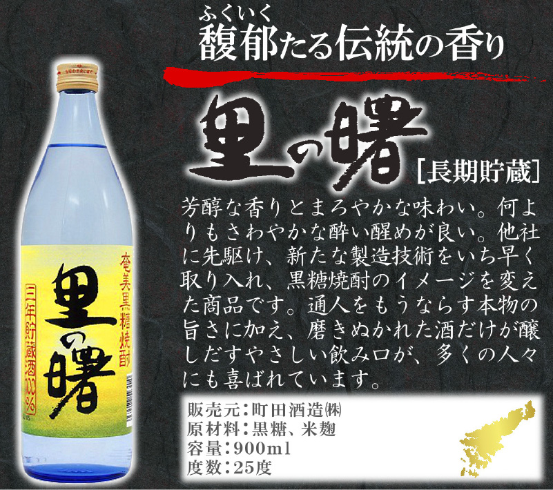 奄美黒糖焼酎　熊本国税局 酒類鑑評会 優等賞 受賞酒6本セット - 飲み比べ 蔵元別 6種 奄美大島 奄美群島 プリン体ゼロ 和製ラム酒 ロック お湯割り カクテル