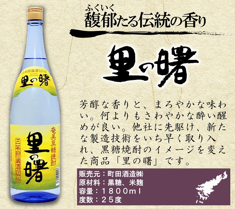 奄美黒糖焼酎　蔵元めぐり 1800ml瓶×6本 - 飲み比べ 蔵元別 1800ml 一升瓶 6種 奄美大島 奄美群島 プリン体ゼロ 和製ラム酒 ロック お湯割り カクテル