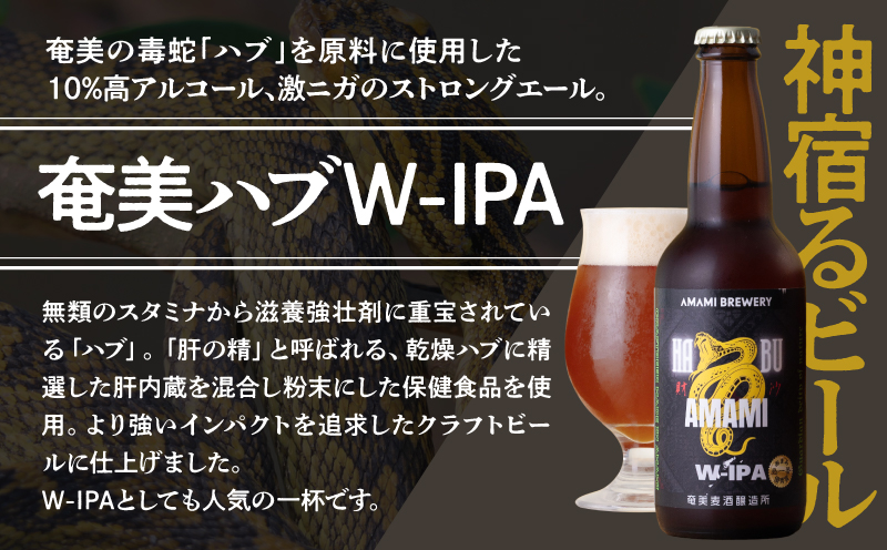 奄美クラフトビール＜5種＞5本セット【化粧箱】　A126-008-01