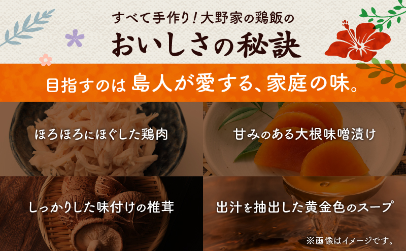 【奄美の郷土料理！】鶏飯（けいはん）2人前 真空パック冷凍　A196-001