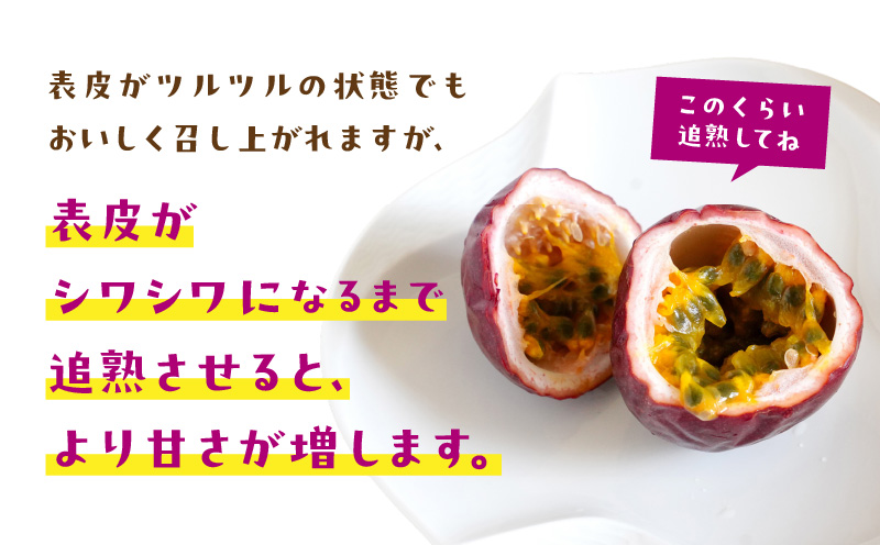 奄美大島産パッションフルーツ約2kg（サイズ混合）　A050-007