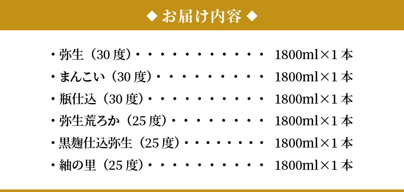 【限定品・蔵の味比べ】奄美黒糖焼酎飲み比べセット1升瓶 地酒 飲み比べ セット 25度 30度 ( 弥生 まんこい 瓶仕込 弥生荒ろか 黒麹仕込み弥生 紬の里 ) 糖分ゼロ プリン体ゼロ 本格焼酎 弥生焼酎醸造所