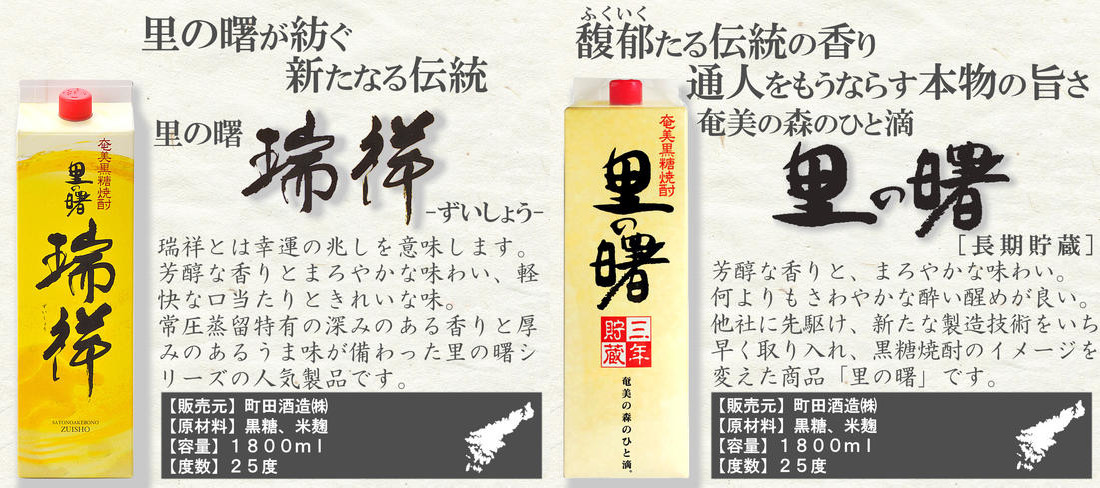 奄美黒糖焼酎　蔵元めぐり（C） 紙パック 1800ml×12本 - 飲み比べ 蔵元めぐり1800ml 紙パック 鹿児島 奄美市 奄美大島 奄美群島 プリン体ゼロ 糖質ゼロ