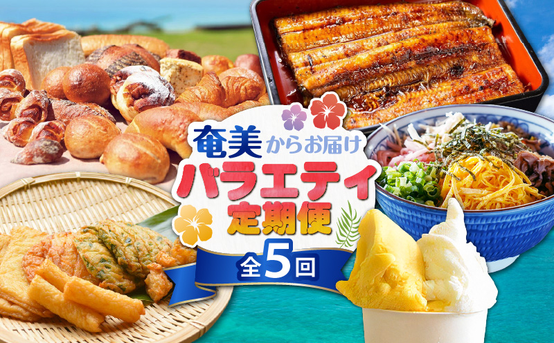 【全5回】奄美バラエティ定期便　A000-T2401