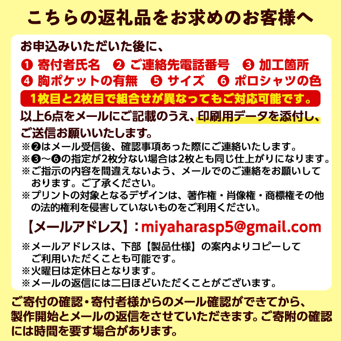 isa407 ふるさと納税 伊佐市 特産品 男女兼用 メンズ レディース イベント お揃い 衣類 シャツ オリジナル プリント 印刷【宮原スポーツ】