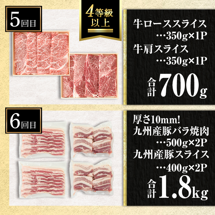 isa448 【定期便7回】工場新設Sコース (合計9.3kg超) 国産 肉 牛肉 豚肉 切り落とし 霜降り しゃぶしゃぶ 冷凍 ステーキ BBQ【サンキョーミート株式会社】