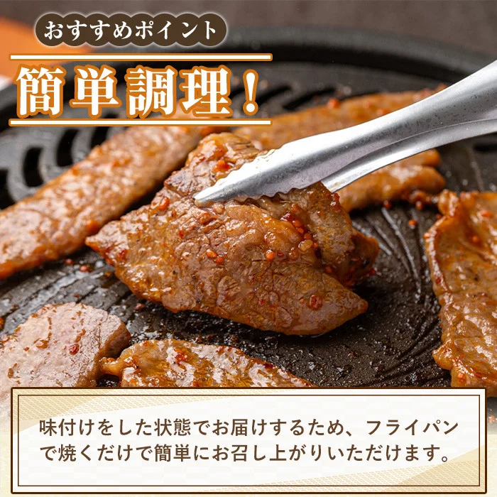 isa506 国産黒毛和牛 焼肉用味付け肉(計600g)国産 牛 牛肉 肉 味付き BBQ 炒め物 冷凍 冷凍便【お肉の直売所 伊佐店】