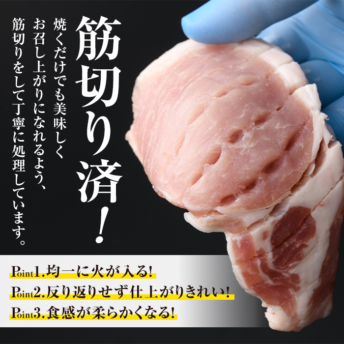 isa684 【定期便3回】〈訳あり〉鹿児島黒豚定期便(合計2.52kg・840g×全3回)  真空包装 真空パック トンカツ ロース 肩 トンテキ 豚 ぶた 豚肉 アウトドア 食べ比べ BBQ 【サンキョーミート株式会社】
