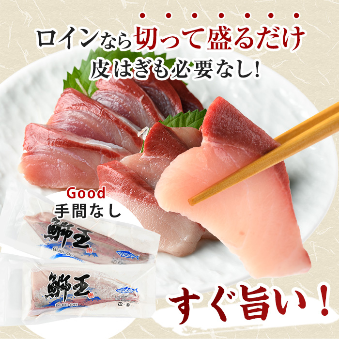 【数量限定】 ぶりの王様「 鰤王 」 スキンレスポーション 2P入り 冷蔵 でお届け ぶり ブリ 鰤 ぶりしゃぶ たたき 産地直送 新鮮 旨味が抜群の 長島町 特産品【JFA】jfa-1599R8