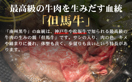 【南州黒牛】霜降りローススライス（3134）