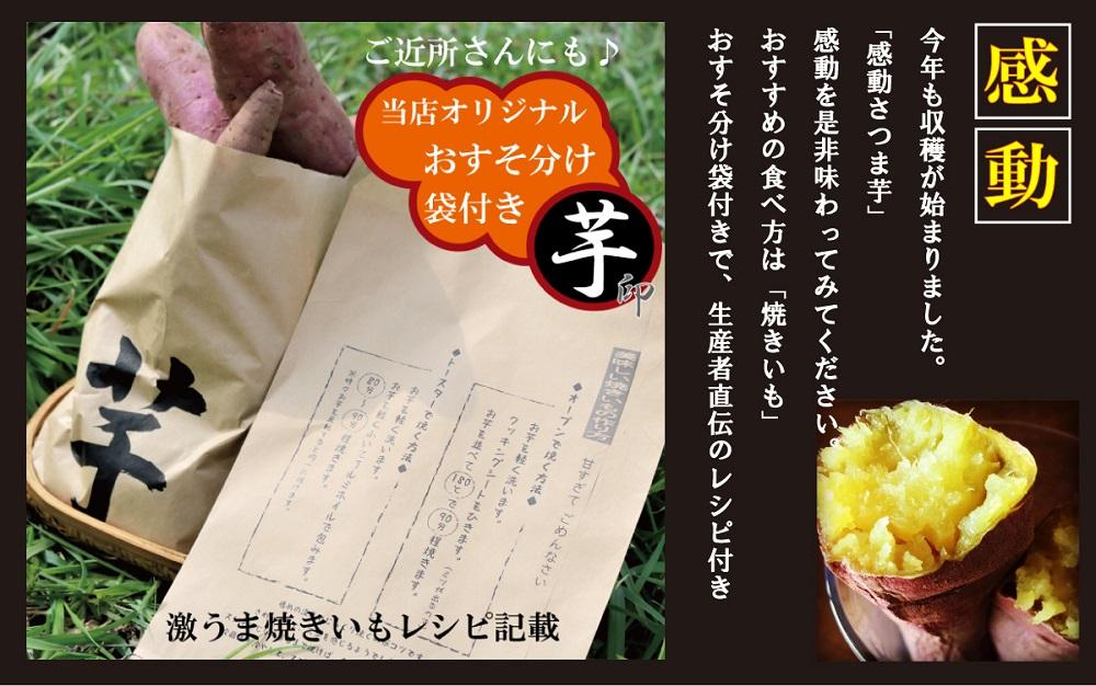 【鹿児島県産】 熟成 紅はるか 3kg (1箱 ) Sサイズ さつまいも