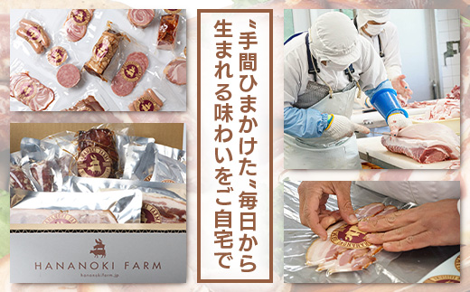 花の木農場 プレミアムセット A（冷凍）HK-1｜ ハム フランクフルト ソーセージ パンチェッタ 詰め合わせ セット クラフトハム 晩酌 おつまみ 国産 農福連携 鹿児島県 南大隅町 花の木ファーム