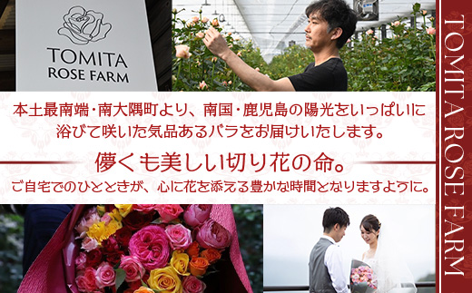 ※先行予約※【数量限定・ギフト】 ばら農家直送！深紅の薔薇20本お届け TB-17│ローズ 新鮮 バラ 花 フラワー 花束 ばら 薔薇 誕生日 記念日 結婚祝い プロポーズ ギフト プレゼント お祝い 贈り物 贈答 鹿児島県 南大隅町 富田バラ園
