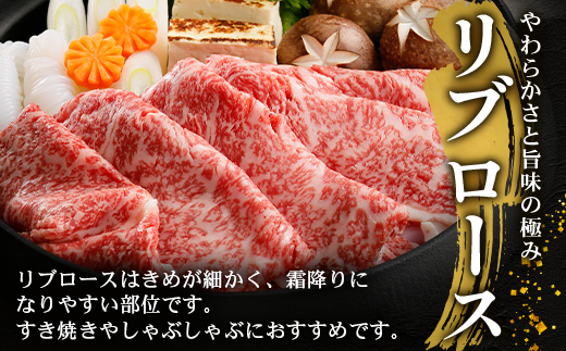 鹿児島黒牛 リブロース スライスセット  (350g×2Ｐ) 計700g 【M-2201】｜国産 鹿児島県 牛肉 黒牛 黒毛和牛 和牛 リブロース スライス すき焼き しゃぶしゃぶ 冷凍 産地直送 JA-1
